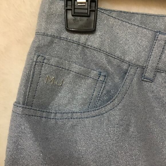 Marc Jacobs Blue Sequined Slim-Fit Jeans - Picture 3 of 10